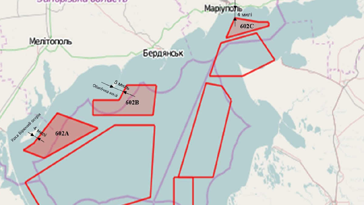 РФ перекрила 70% акваторії Азовського моря – ВМС України